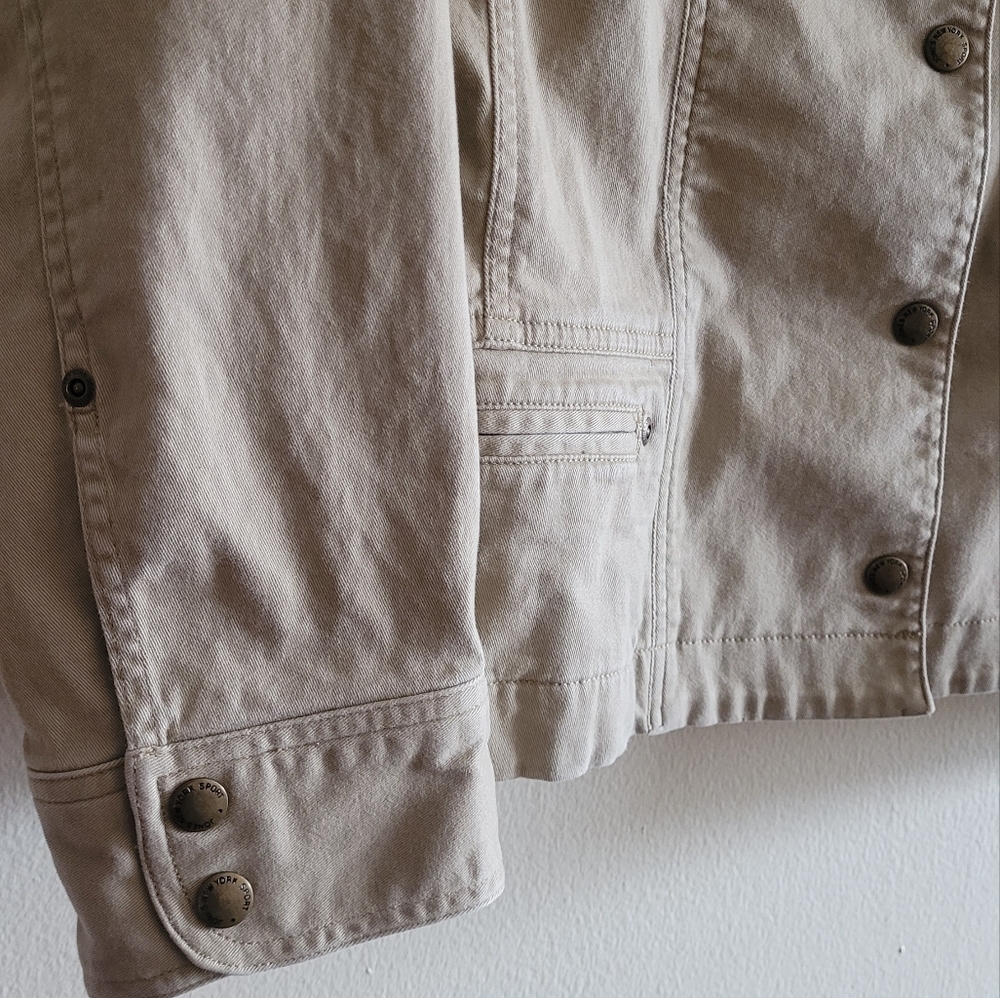 Jones New York sport khaki jacket Women's XL - Picture 3 of 6
